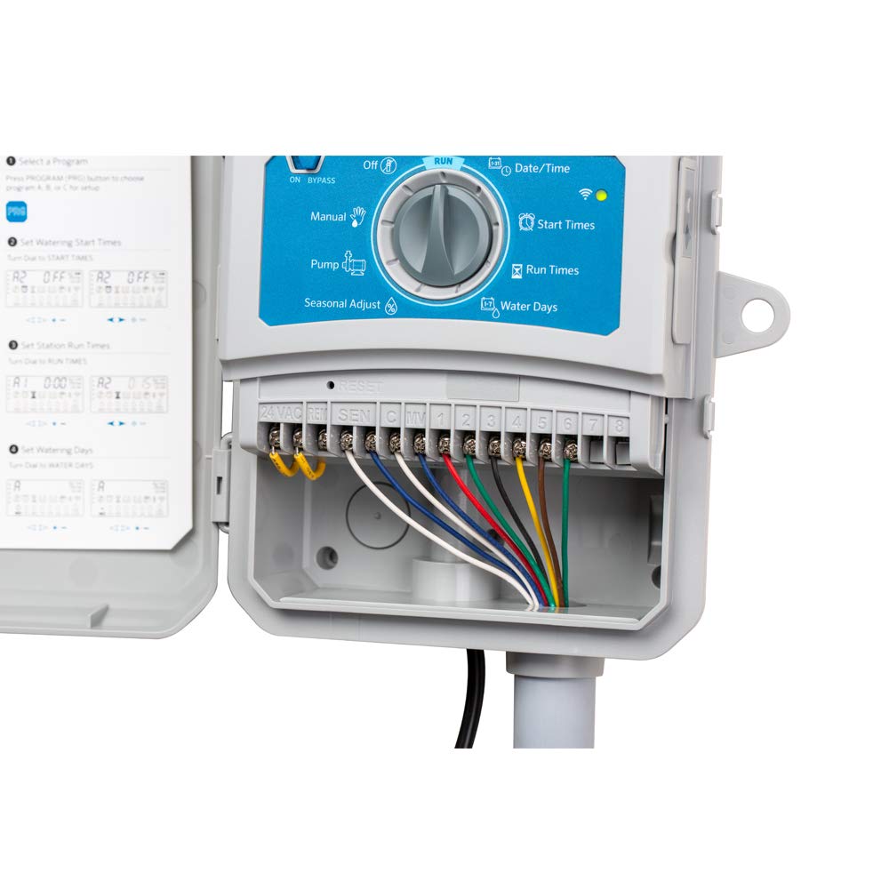 Global Programmateur Hunter X2-401 extérieur 4 saisons compatible avec WiFi