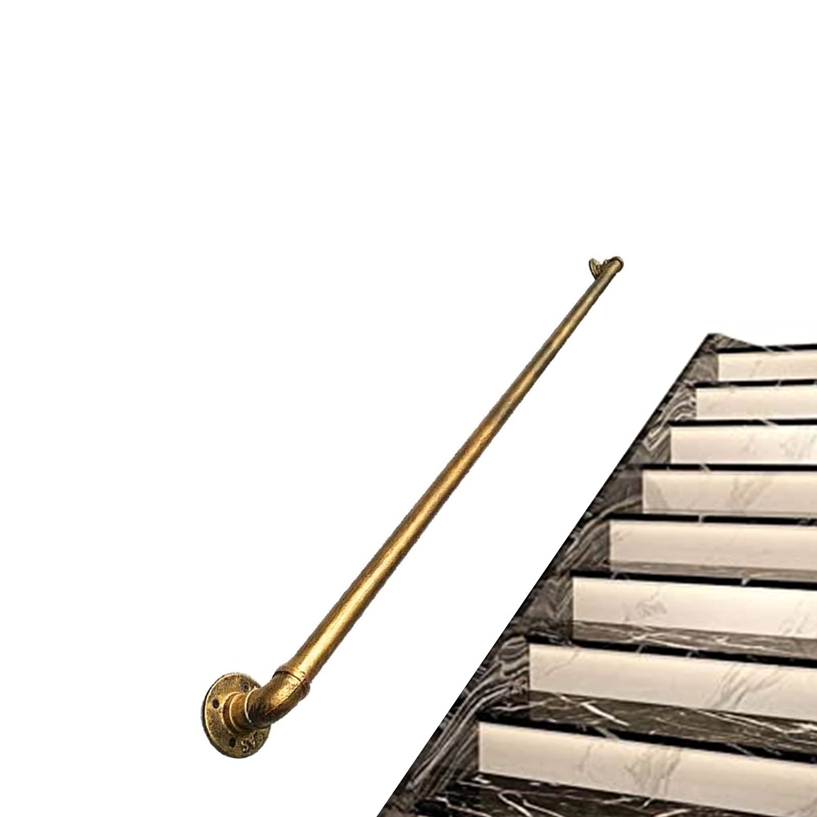 Main courante escalier extérieur sécurisée pour personnes âgées et PMR