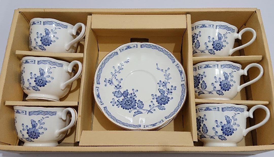 オールドノリタケ　Noritake　カップ＆ソーサー　6客セット ノリタケ カップとソーサー6客セット noritake オールドノリタケ 本