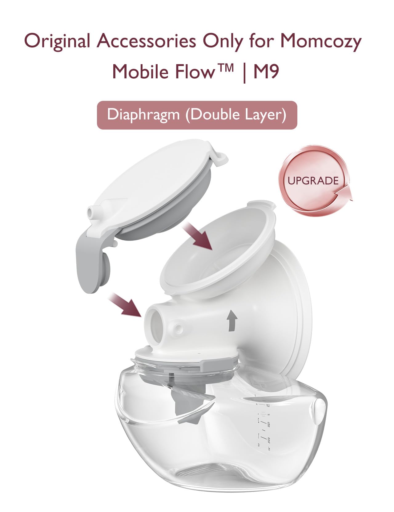 Image secondaire de Diaphragme à débit mobile Momcozy | Mise à niveau M9