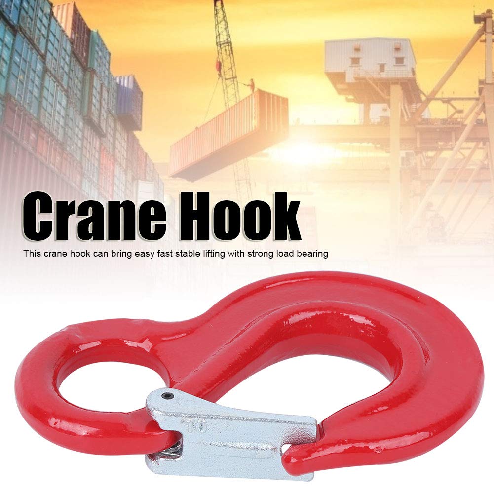 FLEXMAN Eye Slip Hook, Alloy Steel Clevis Slip Hook, European Swivel Lifting Hook, Eye Hoist Sling Hook, Lifting Swivel Hoist Hook Rigging for Industry, Ship, Building