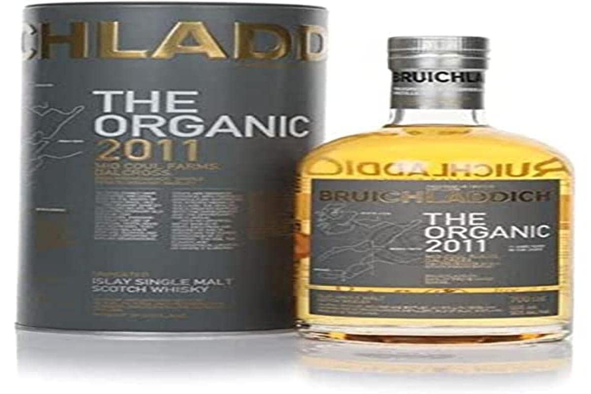 Bruichladdich THE ORGANIC Mid Coul Farms, Dalcross 2011 50% Vol. 0,7l in Tinbox