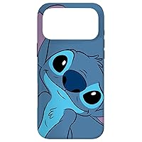 Custodia per iPhone 17 Pro Max Disney Lilo and Stitch Cute Stitch Face Slate Gray