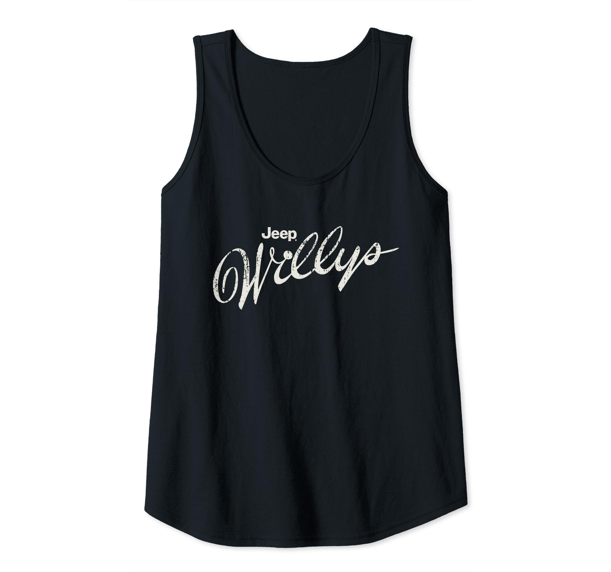 Jeep Willys Script Logo Tank Top