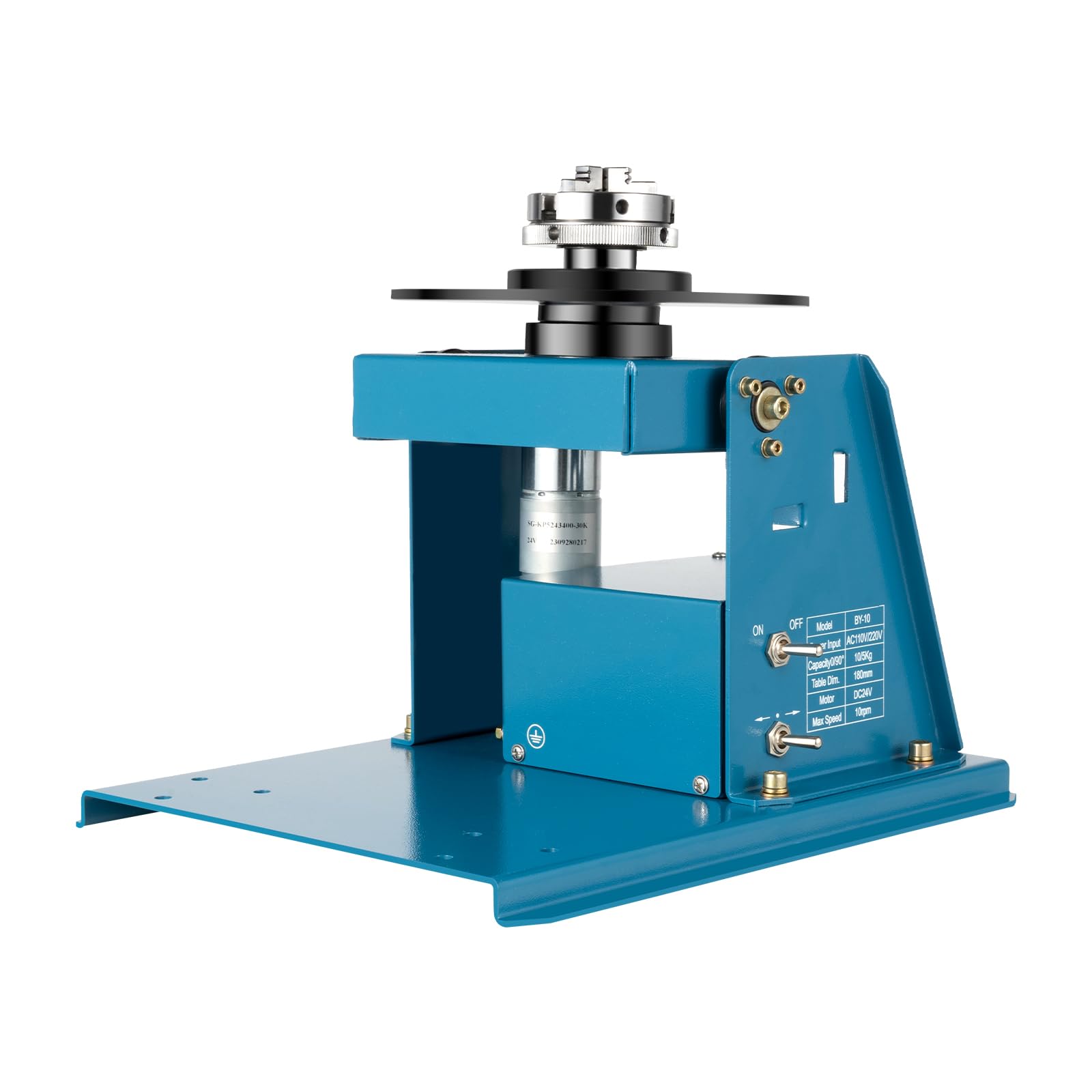 220V Schweißdrehtisch Drehtisch Manipulator Schweißpositionierer 2-10 U/min,für schweißen bis zu einem durchmesser Von etwa 10kg