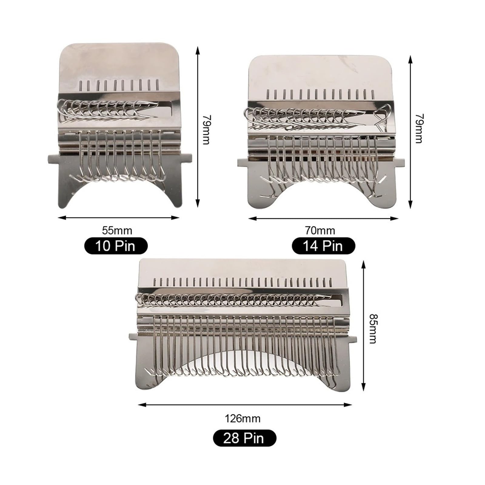 Type Darning Loom, drewniane narzędzie do tkania skarpet dżinsowych, zestaw "zrób to sam" (10 pinów)