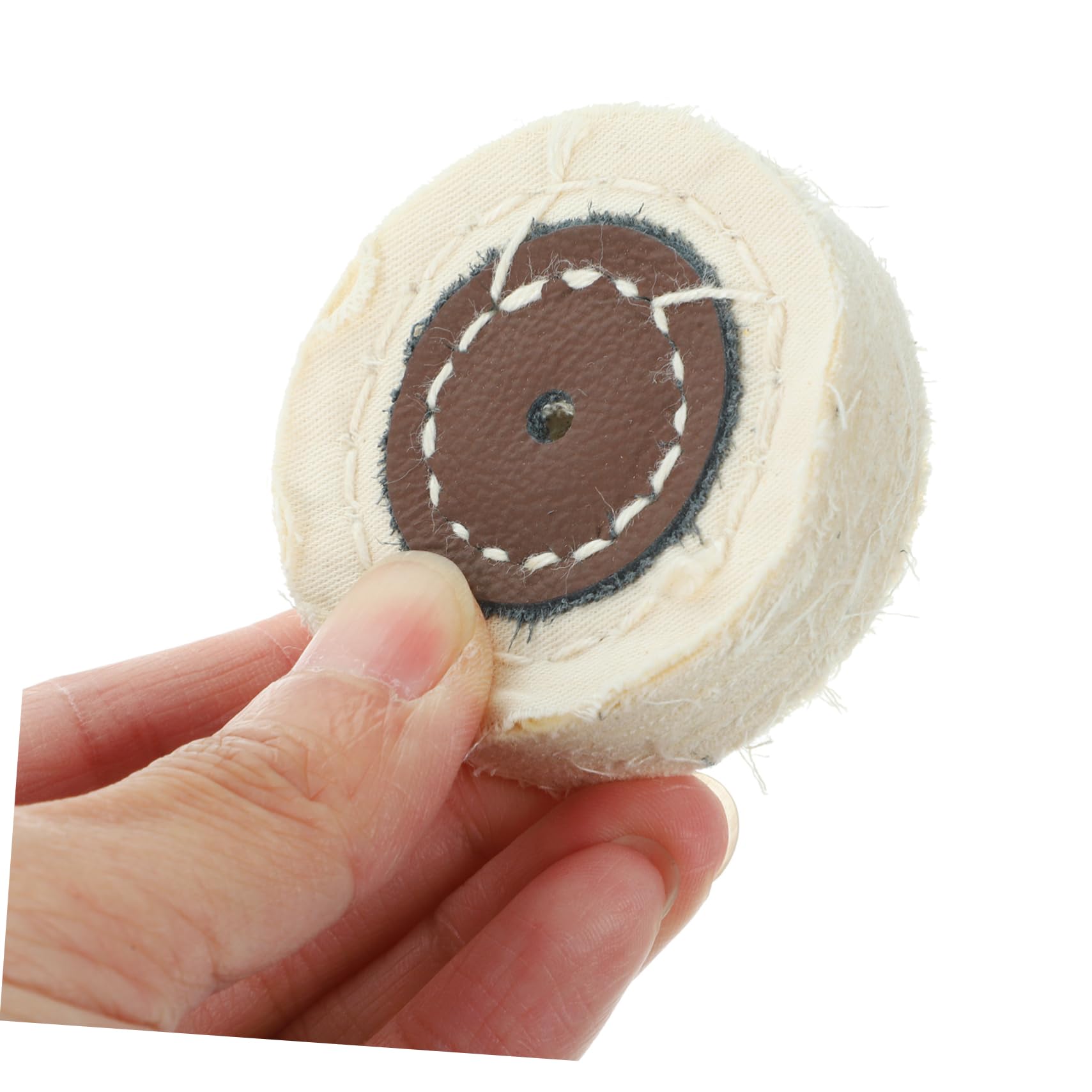 DOITOOL 3 Sätze Tuchrad Polieren Polierpads Für Bohrer Schleifer Kfz-einbausatz Poliertes Baumwollrad Polierscheiben Für Bohrmaschinen Polierscheibe Für Bohrmaschine Stoff Weiß 3 Stück * 3