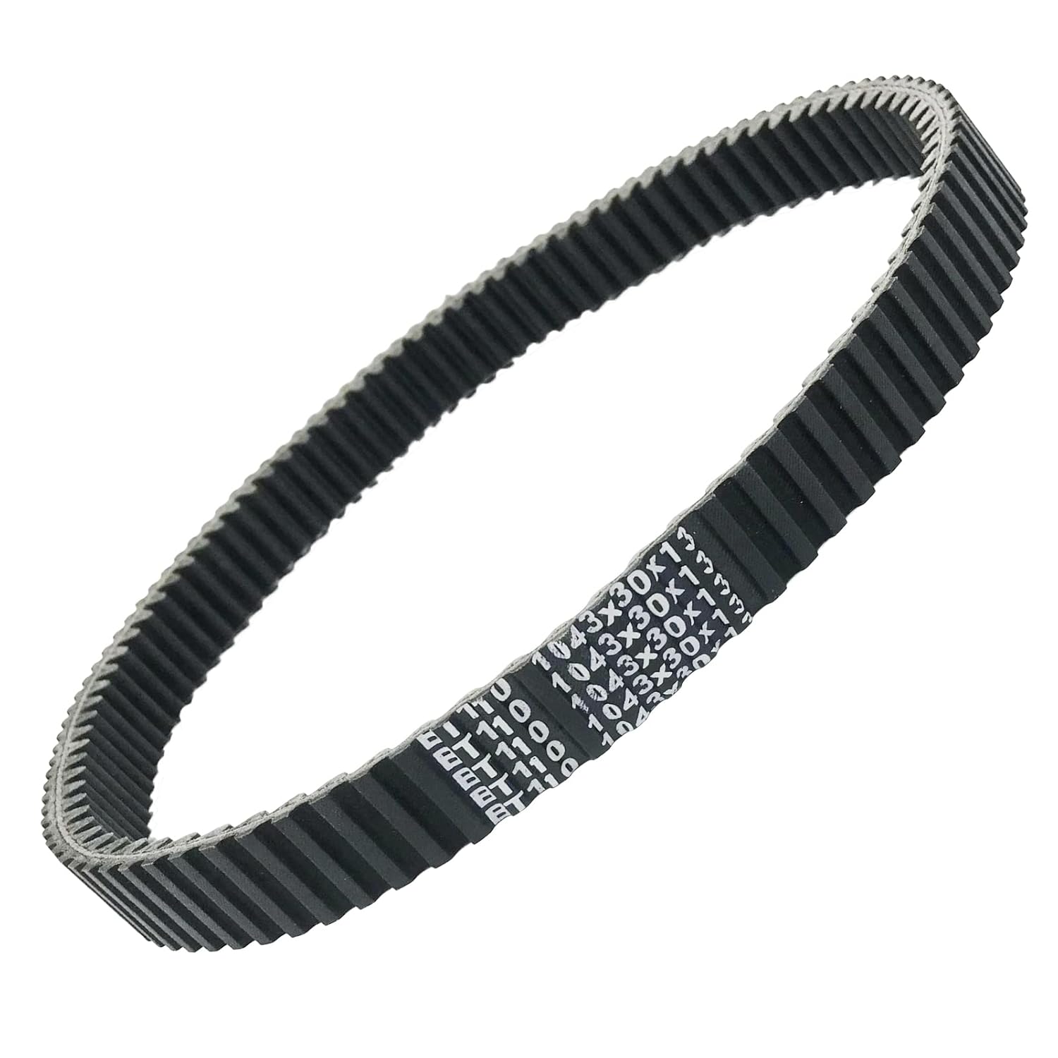 Generic ATV Belt - Timing Belt for Polaris Sportsman 700 4X4 2002-2006 & Sportsman 700 EFI 2005-2006 - Black - 1043 x 30 mm - BT110PD-BW