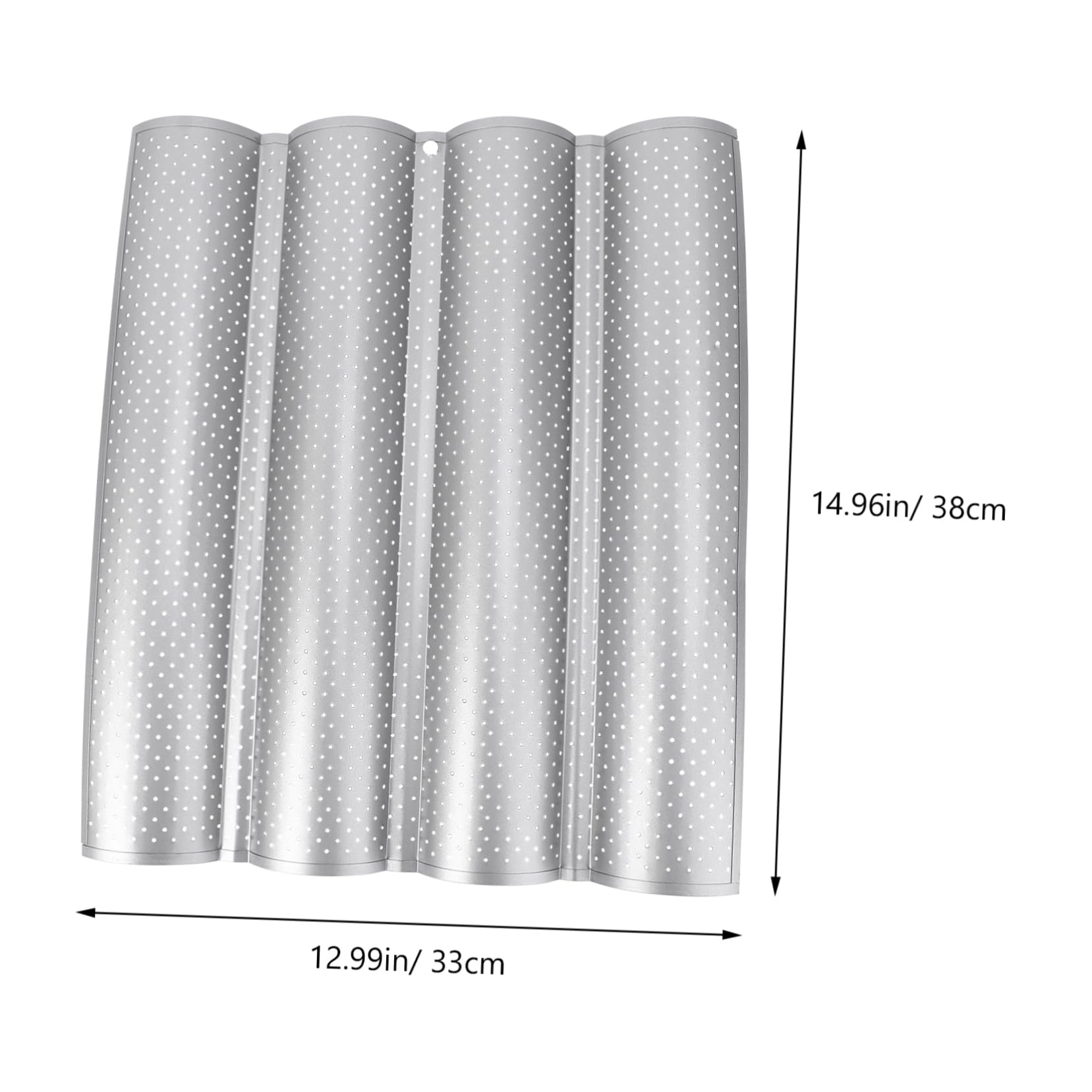 OKUMEYR Non Stick Baking Pan Wavy French Bread Sourdough Bread Baking Tray Easy Clean