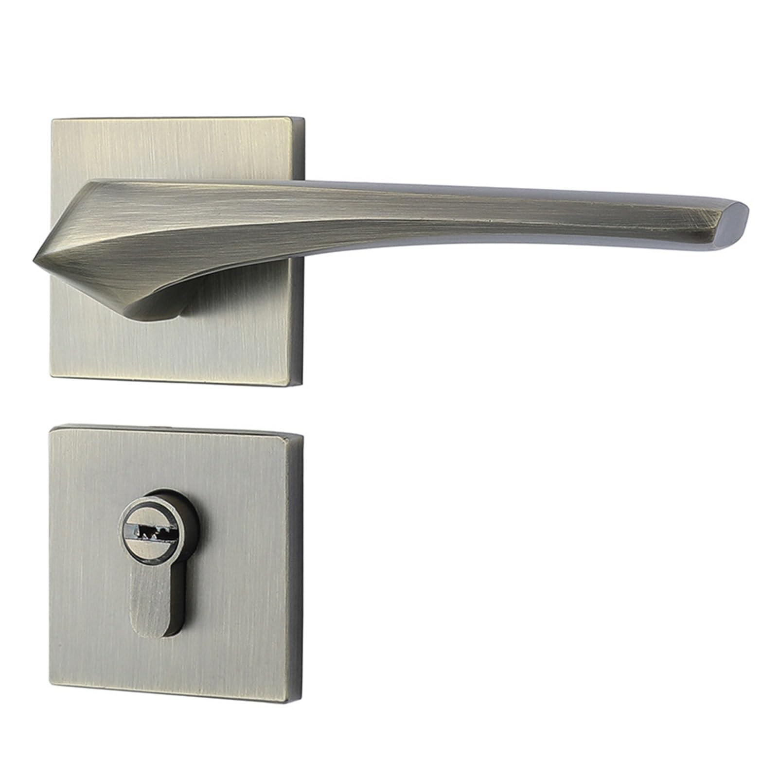 Serrure magnétique fendue Qinggu pour porte intérieure en bois de chambre