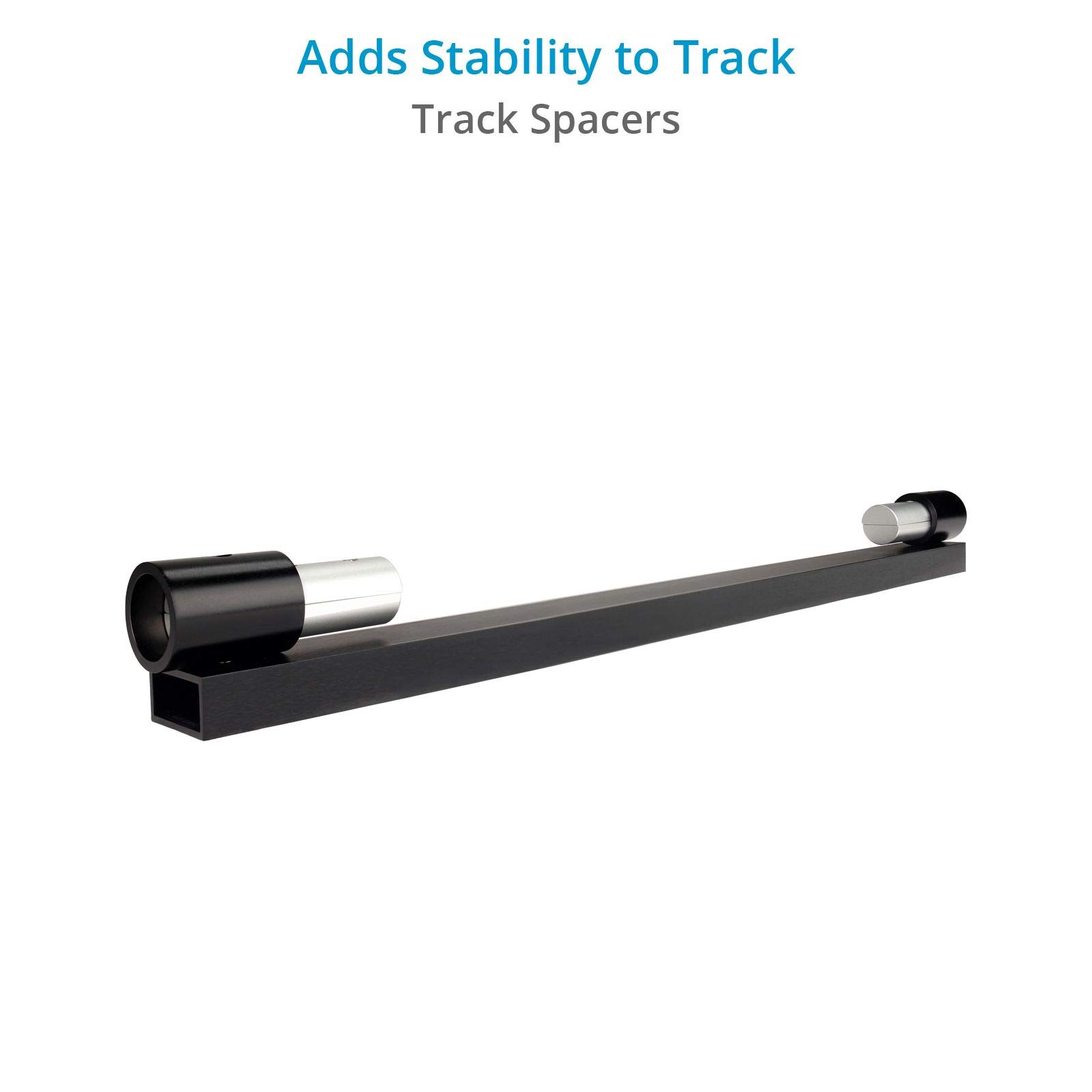 Proaim Riel Reforzado de 4,9 m para Dolly de Cine y Vídeo | Separación central de 62,2 cm, soporta hasta 800 kg y cuenta con secciones de riel extensibles y plegables.