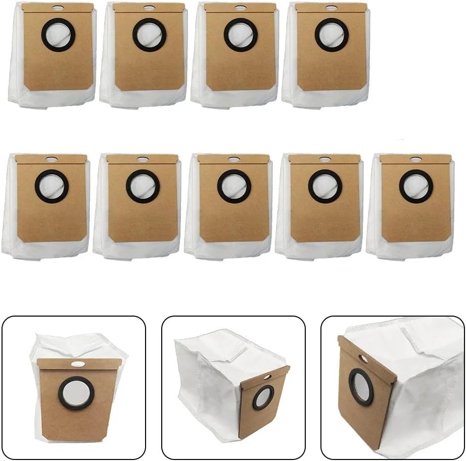 9PCS Dust Bag for Eufy L50 SES/ L60 SES for Conga Home 10000/8090 Ultra/ 9090 AI for Haier H9 Plus Vacuum Cleaner Replacement
