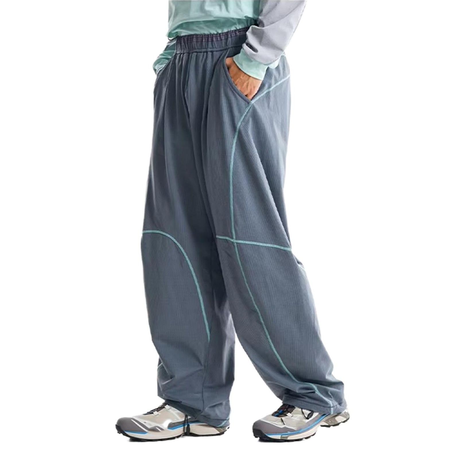 Sudaderas para Hombre, Pantalones Unisex Holgados Deportivos callejeros para Senderismo