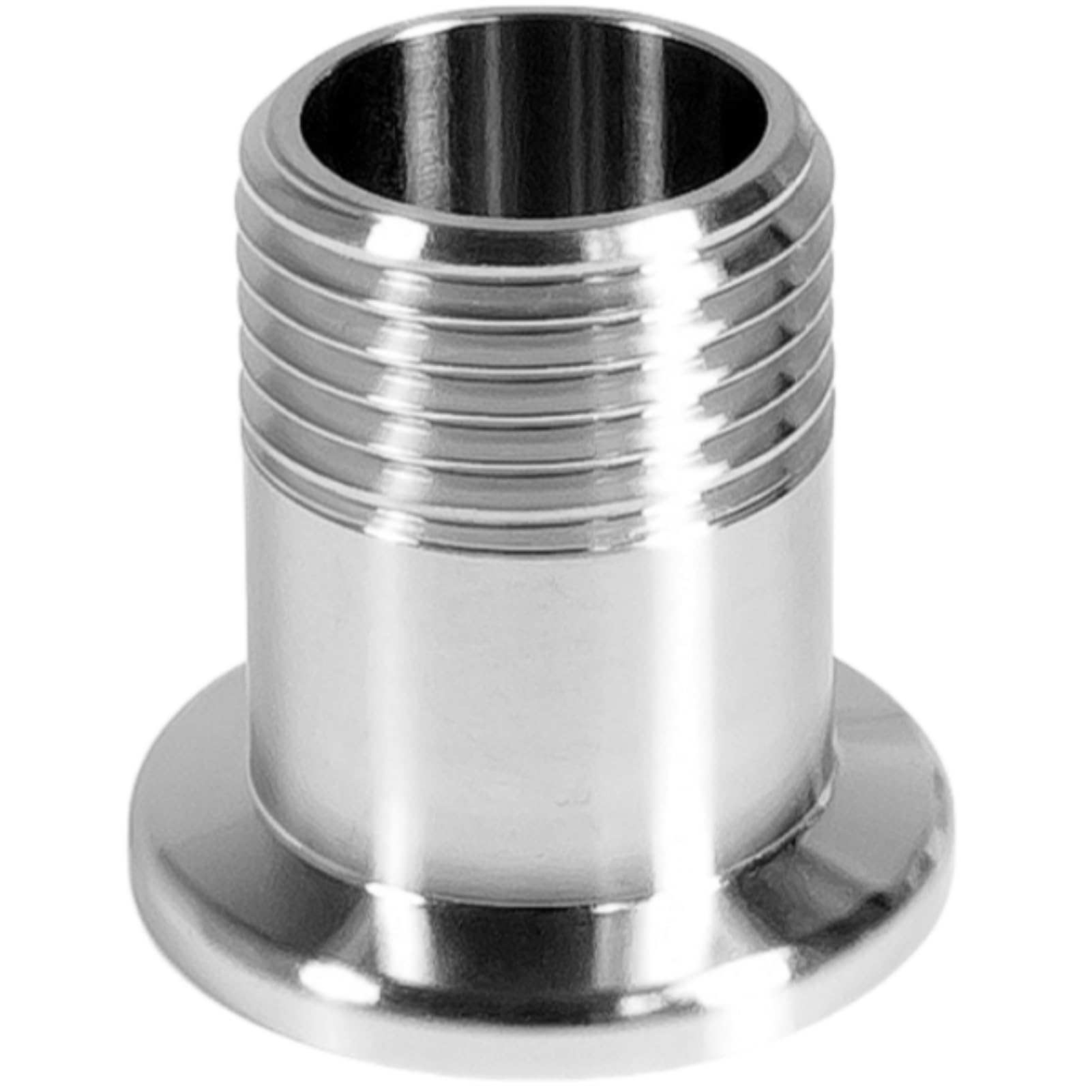 Adaptateur mâle en acier inoxydable pour brides ISO-KF – Raccord sous vide pour raccords de tuyaux NW16 à NW50, 2 adaptateurs BSPT-mâle (KF25-2)
