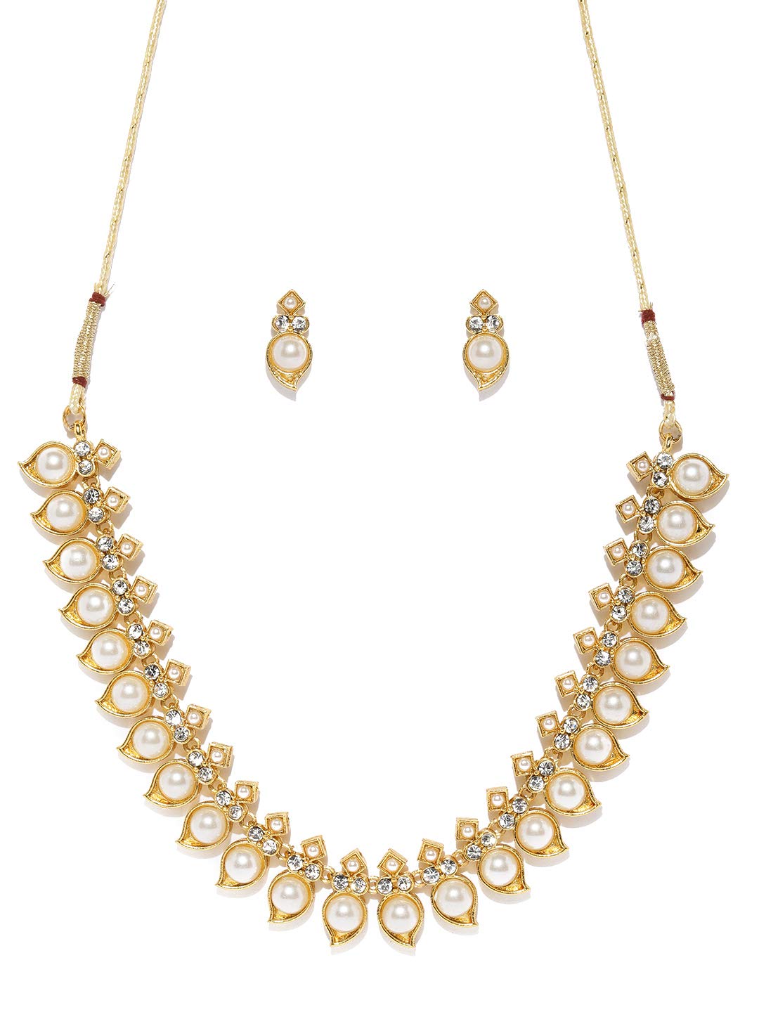 See full amazon price history chart for ZAVERI PEARLS Gold Tone Mesmerising Necklace & Earring Set For Women-ZPFK18458 ZAVERI PEARLS Gold Tone Mesmerising Necklace & Earring Set For Women-ZPFK18458 (B0DBQFBPYX) Amazon Price History, Amazon Price Tracker