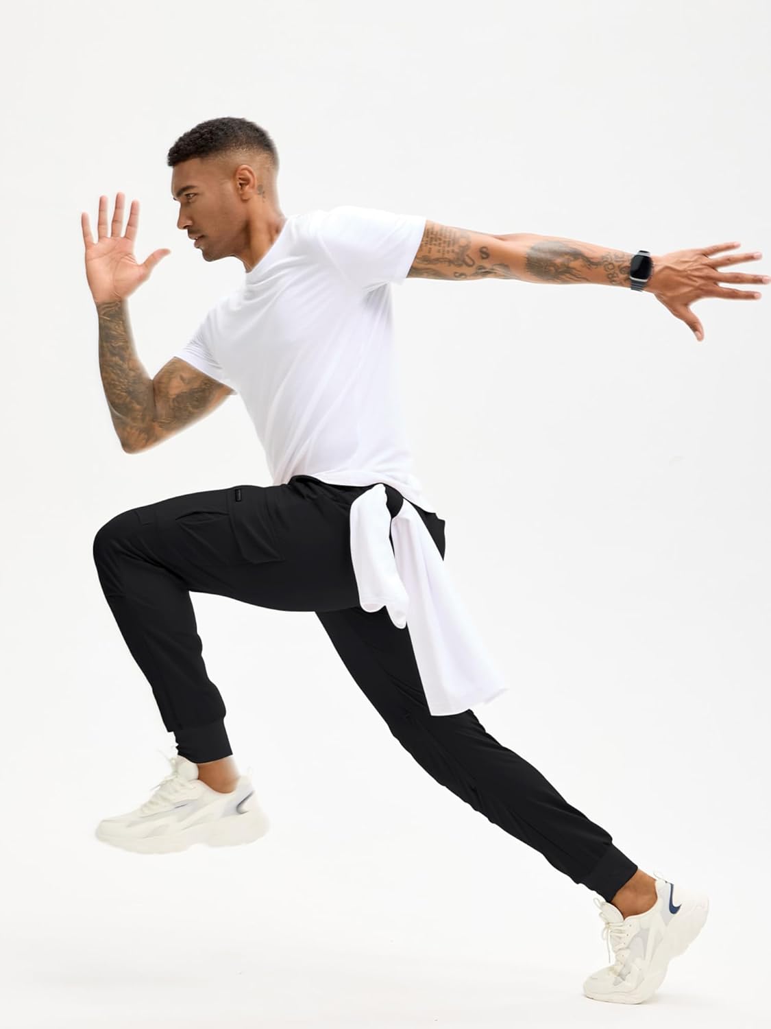 HOTake Men's Lightweight Joggers 4 Way Stretch Quick Dry Sweatpants with Pockets Cargo Joggers for Men Slim Fit - Image 6