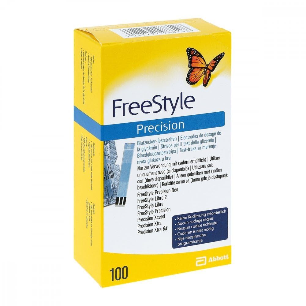 Freestyle Precision Blutzuckerteststreifen, 100 St