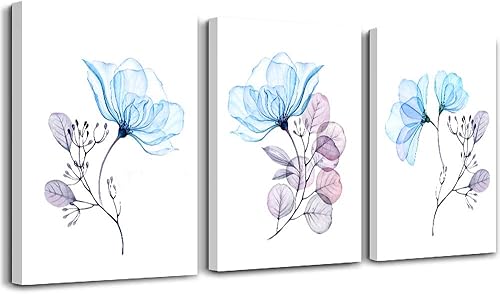 Miniatura 20 de Lienzo de gran tamaño para sala de estar, dormitorio, decoración de pared, decoración de pared de baño, cocina, decoración del hogar, girasol blanco