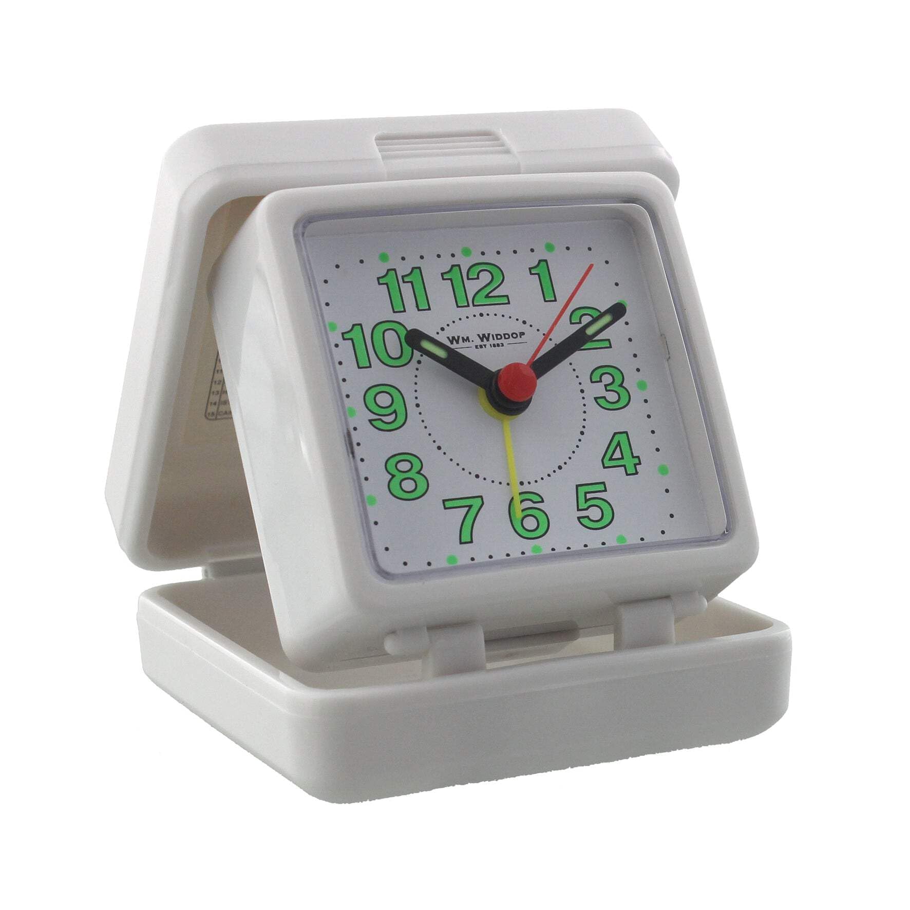 Synergy Clocks White Designer Deep Duck Egg Wall Clock