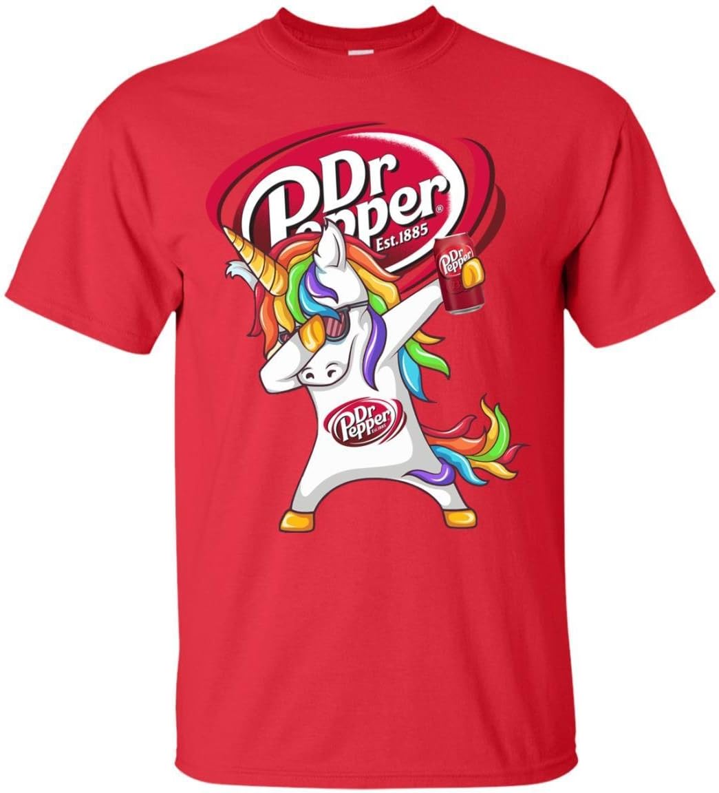 Dr Pepper Unicorn Dabbing T-Shirt