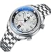 Imagen de Generico Phoibos EAGLE RAY 200M Acero Automático Blanco Sunray Date Diver Reloj Hombre
