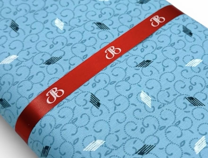 Image of JHABAK'S Unstitched Print Shirt Fabric for Men - Polycotton Material - 2.25Meter Shirt Piece Cloth