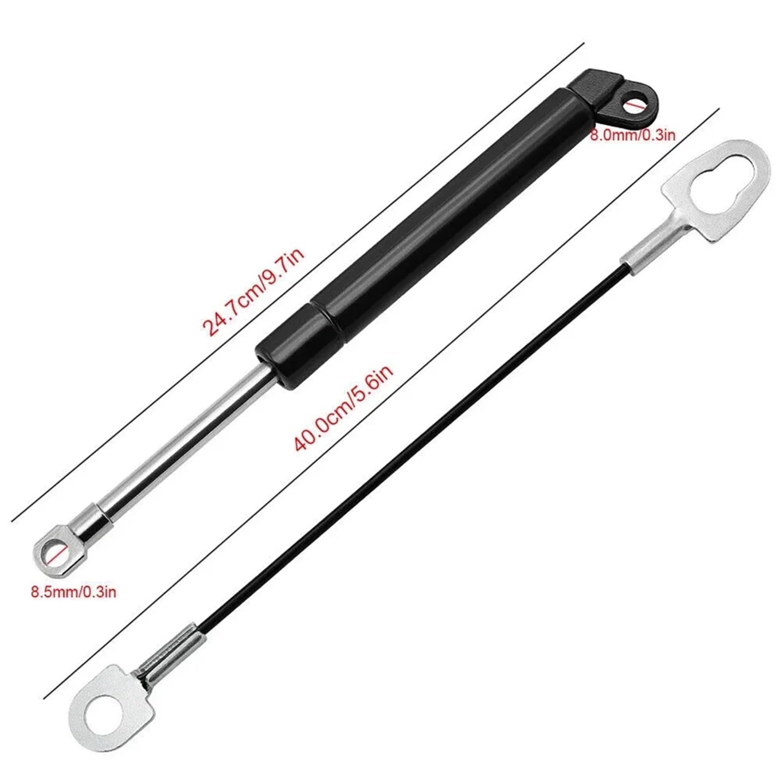 Gas Struts Springs Rozpórka gazowa tylnej klapy pasuje do Toyota Hilux amortyzatora pasuje do Revo wspornik tylnej klapy M70 M80 2015-2020