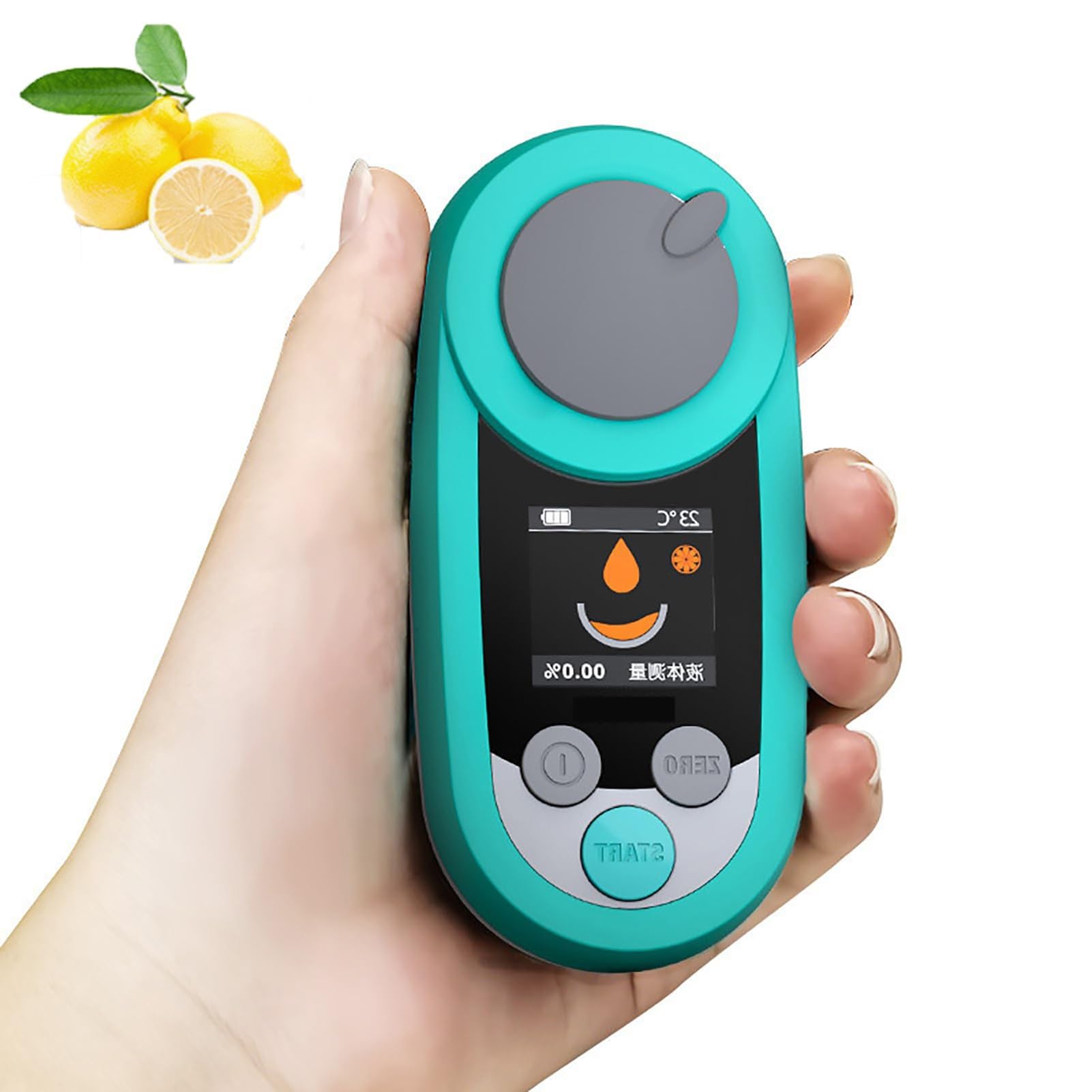 Réfractomètre numérique portable 0-53% pour sucre et fructose