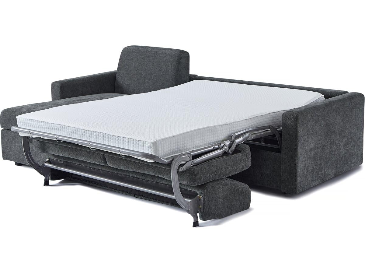 Canapé d'angle réversible et Convertible Express en Tissu Celia - 3 Places - Gris