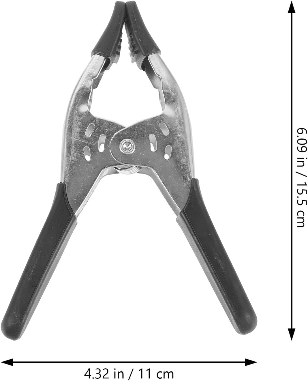 Ciieeo Heavy Duty Metal Spring Clamp Powerful Force Woodworking Clip Carpentry Fixing Clip Black Spring Clamps for Workshop and DIY Use