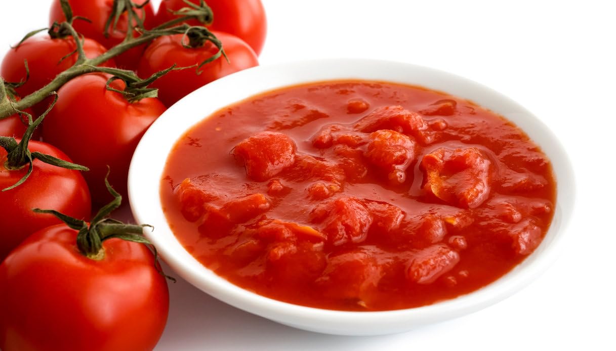 Italian Gourmet Polpa di Pomodoro, Tomatenfruchtfleisch, 48 x 400g Dose | 100% pomodori italiani, stückig verarbeitet, ideal für Sugo, Pizza und, Gesamtnettogewicht 19,2 kg + Kostenlos Polpa 400g