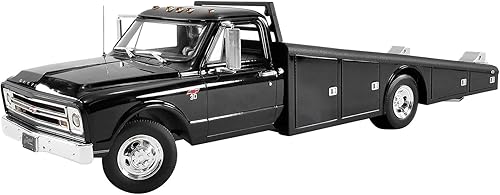 Acme A1801710 - Camión rampa Chevy C-30 negro edición limitada a 476 piezas en todo el mundo 118 modelo fundido a presión
