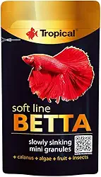 Tropical Betta Soft Line 5g - Raçăo Macia Em Grăos Premium