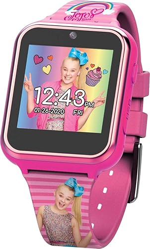JoJo Siwa Kids Smartwatch with 10 Watch Faces, Step Counter,