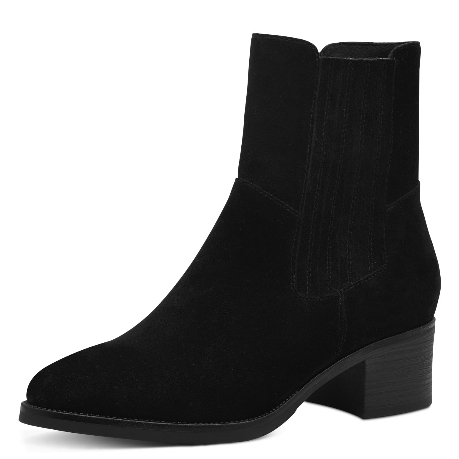MARCO TOZZI Women's 2-25001-43 Chelsea Boots, Black, 41 EU, black, 8.5 UK