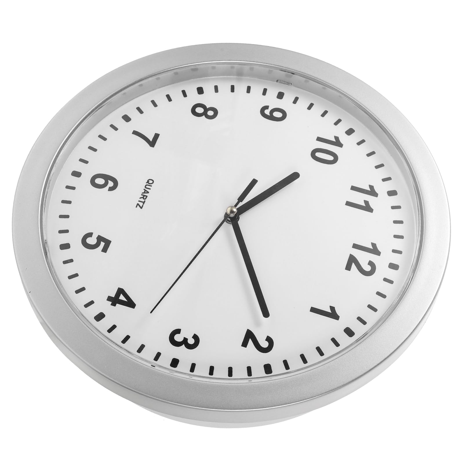 Wanduhr mit Verstecktem Safe, Schmuck Sicherheitsuhr Silber