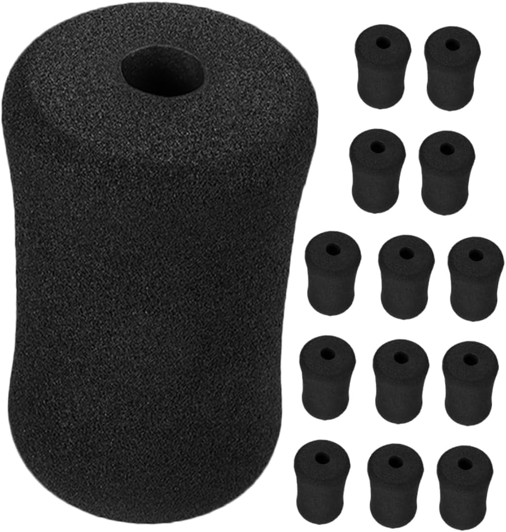 Toyvian 15Pcs Pads for Leg Extension Machines Replacement Sponge Covers for Gym Equipment Compatible with Weightlifting Benches and Leg Curl Machines Soft and Easy to Install