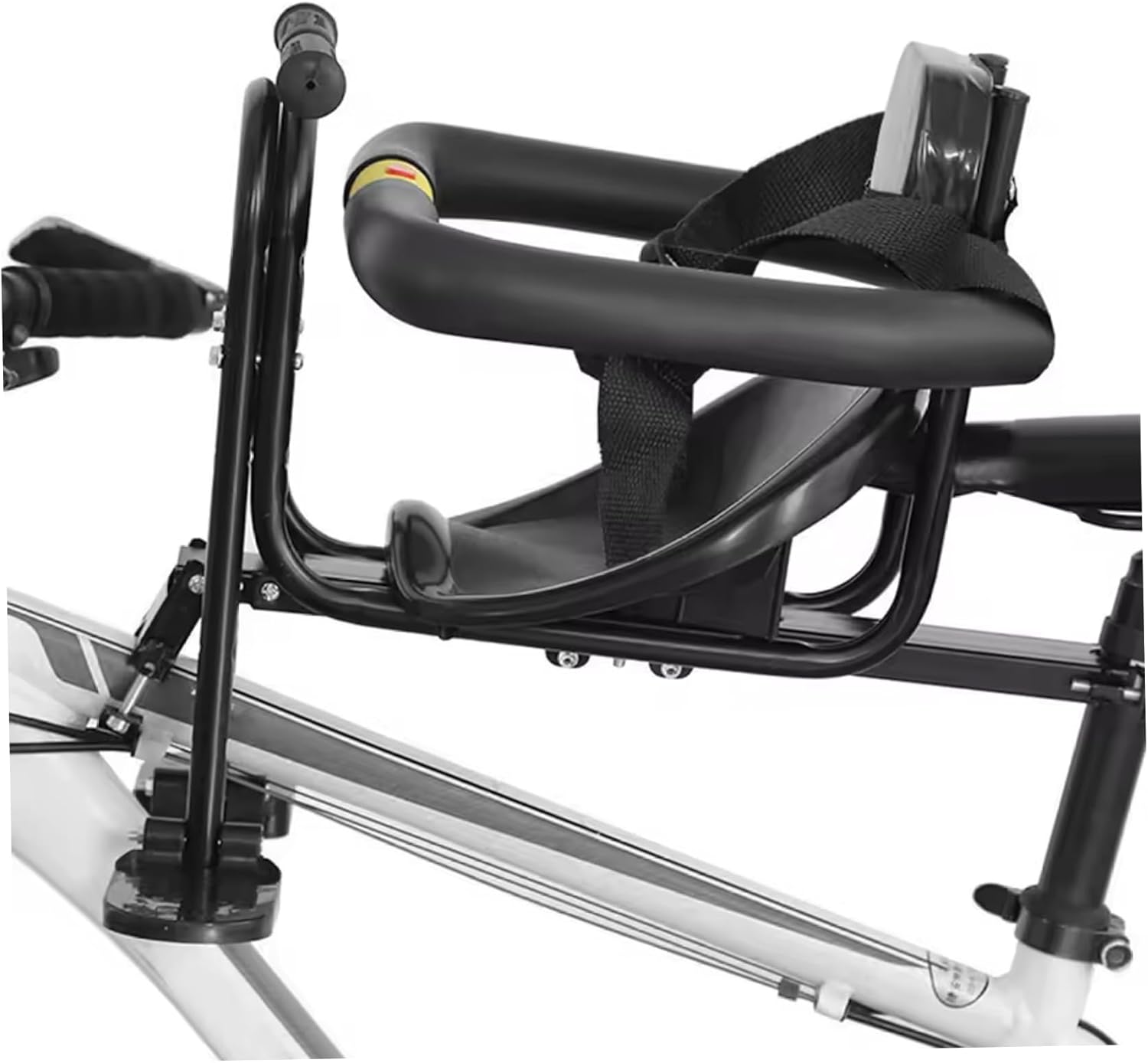 Child Bike Seat Front Mount Toddler Seat for Bike with Safety Belt, Backrest, Footrest & Handle for Children 2~5 Years