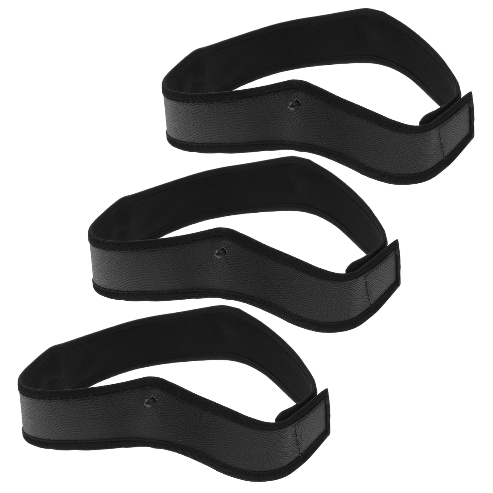 HOMSFOU Helm Stirnband Schutzhelm Schatten Aufkleber Visier Helm Stirnpolster Hut-Sweat-Liner Helmfutter-Set Orange Schutzhelm Kein Schweißhutfutter Bauhelm Black Baumwolle 3st