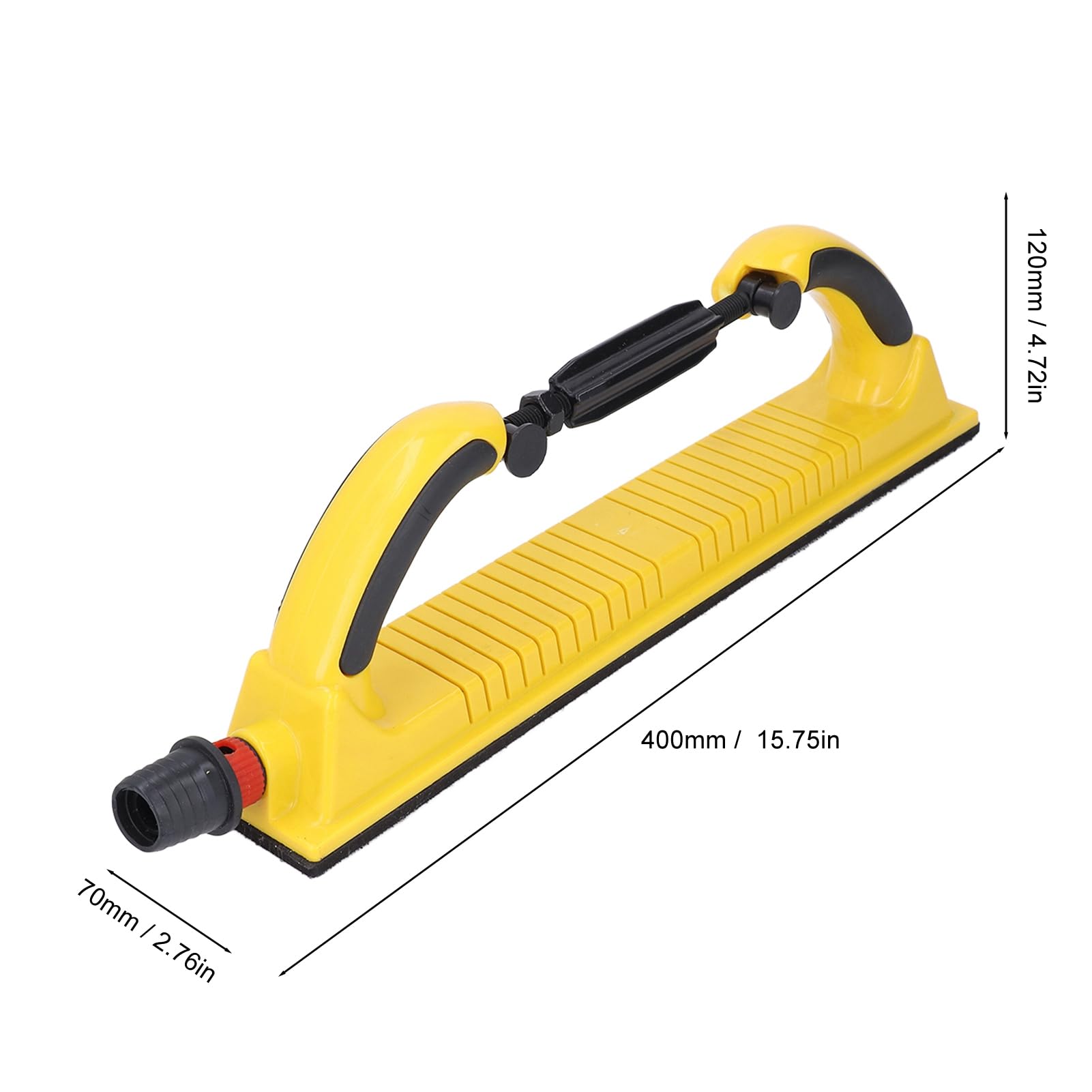 Hand Grinding File Block, 70 X 400mm Longboard Hand Sanding File Block, Flexible Adjustment Hand Sanding Board for Cleaning Polishing Removal