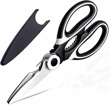 ARVALE Multifunctional Stainless Steel Chicken Shears | Chicken Fish Vegetable Shears