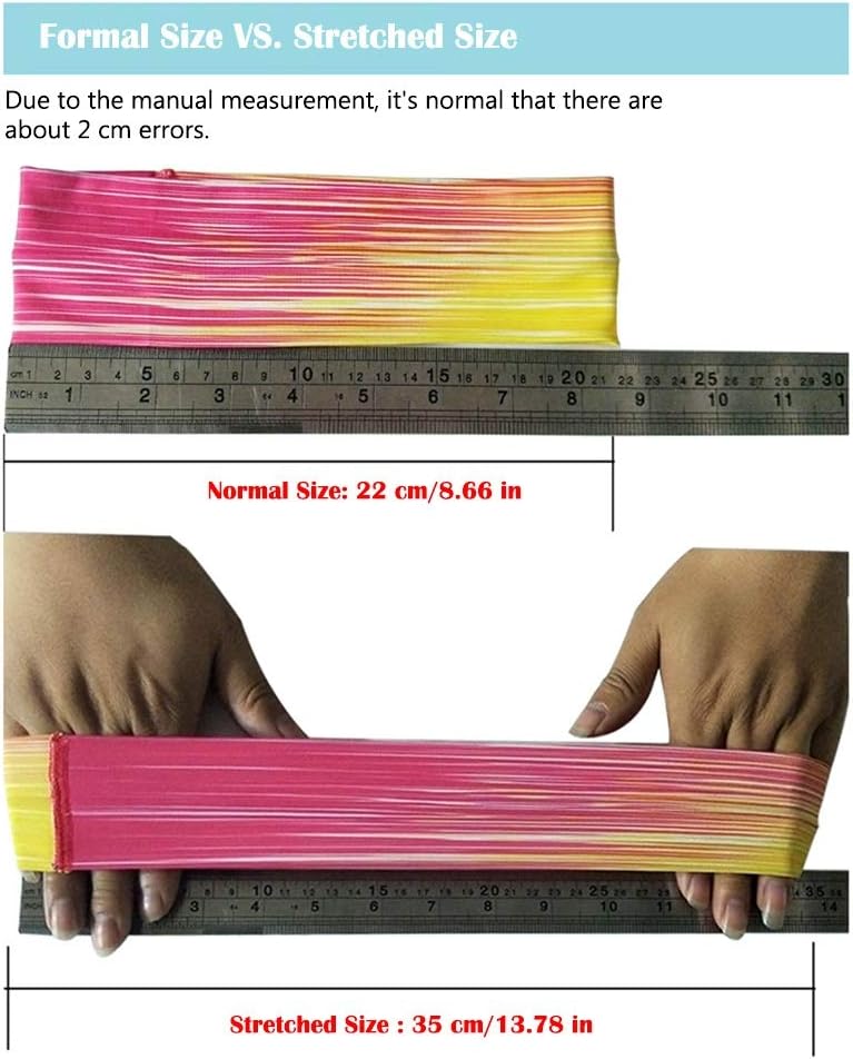 Headbands,Hair Bands,Sports Headband 1pcs Sports Headband Non Slip Polyester Sweatbands for Yoga Tennis Basketball Running Athletic Sweat Head Hair Sweatband 23x6 cm Beautiful and Stylish