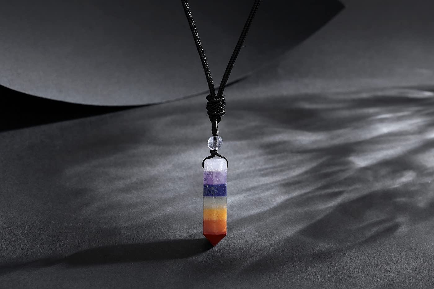 XIANNVXI 7 Chakra Necklace Chakra Gifts Healing Crystals Necklace for Women Stone Gemstone Crystal Pendant Reiki Jewellery for Women - Image 2