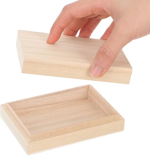 Miniatura 6 de Cabilock Caja de madera Lenormand Deck Display Case Estuche de cubierta de juego Estuche de cubierta Estuche de póker de madera Caja de póquer de