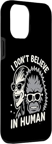 Miniatura 3 de Funda para iPhone 13 Pro Max I don't believe in human Alien Bigfoot Face Sasquatch UFO Case
