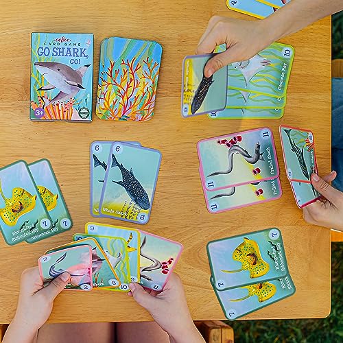 Juego de cartas Go Shark Go eeBoo, 48 cartas miniatura 5