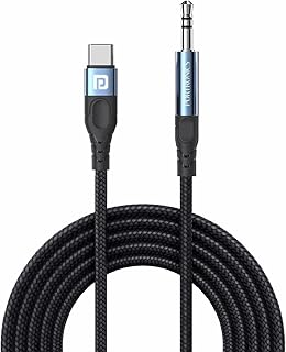 Portronics iKonnect C MAX USB C to 3.5mm Audio Adapter Hi-Fi Stereo Type C to Aux Headphone Male Cord Car Auxiliary Cable ...