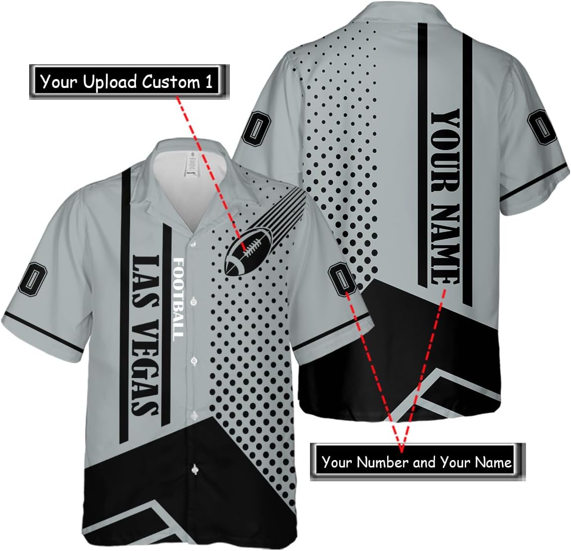 Discover Personalized Las Vegas Football Team Raiders Hawaiian Shirts for Men, Gift for Fan