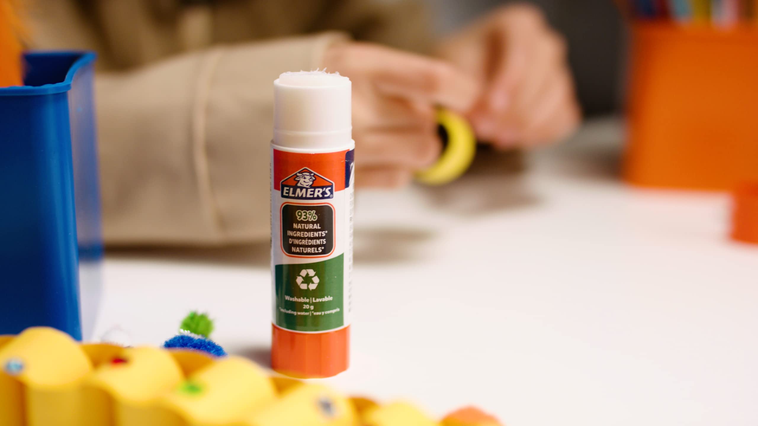 Elmer's Stick Kleber - 20 G, Waschbare Und Kinderfreundliche Formel, Aus 93% Natürlichen Inhaltsstoffen