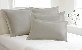 Kotton Culture Set of 2 Pillow Shams Set 100% Egyptian Cotton 600 Thread Count Premium Bedding (Standard Size (20